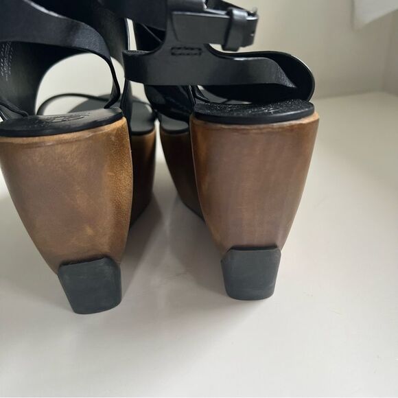 Tory Burch Musee Wedge Sandals Shoes Size 7 - Picture 5 of 7